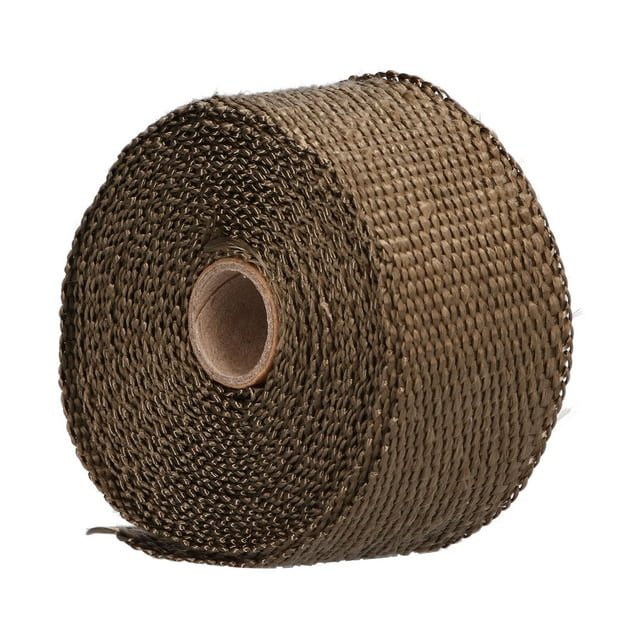 Exhaust Heat Wrap, Easy Use Exhaust Pipe Tape Fiber With For Car Accessories For Man Brown