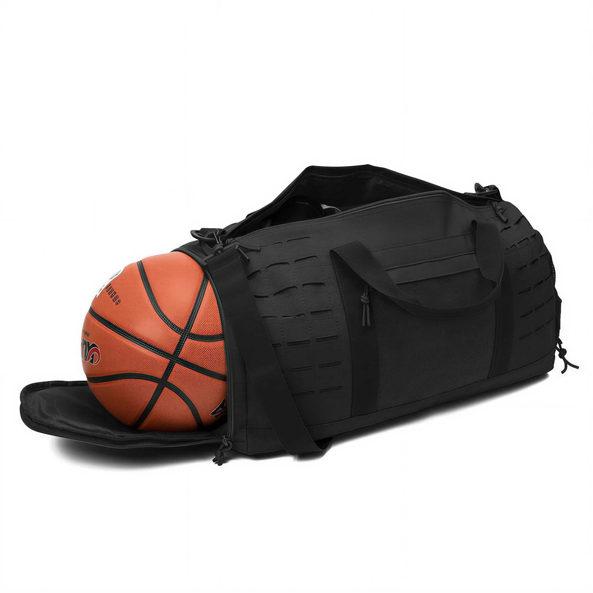 QT&QY 40L Gym Bags for Men Duffle Bag Heavy-Duty Sports Travel Weekender Tote with Shoe Compartment