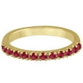 thumbnail image 2 of Ruby Stackable Ring Guard Band 14K Yellow Gold (0.37ct), 2 of 2