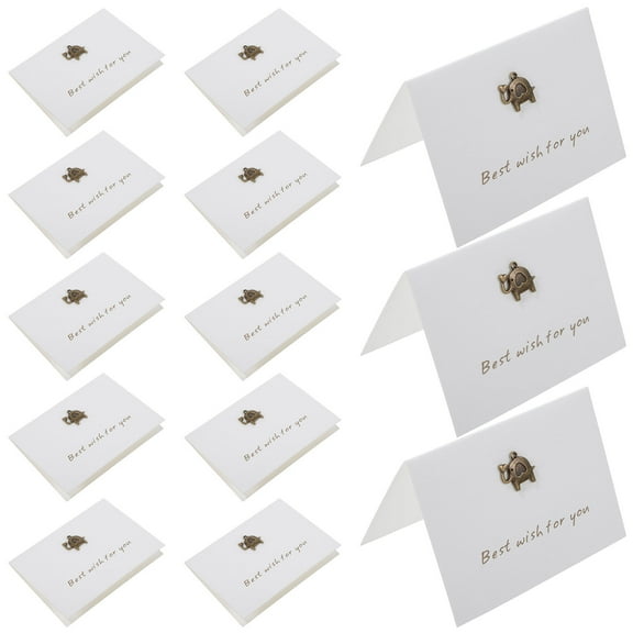 KALLORY 20 Sets Holiday Greeting Cards For Christmas New Year Celebrations Assorted Color Compact Shape