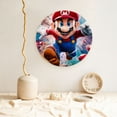 thumbnail image 2 of Lsque Mario Pattern Ceramic Decorative Plate Decorative Plates with Display Stand Personalized Porcelain Plate Ceramic Ornaments for Wall Hanging Decoration-8in, 2 of 6
