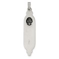 thumbnail image 5 of Auriga Fine Jewelry 925 Sterling Silver Solid Antiqued Mezuzah Pendant for Women (L - 42.21 mm, W - 8.89 mm), 5 of 6