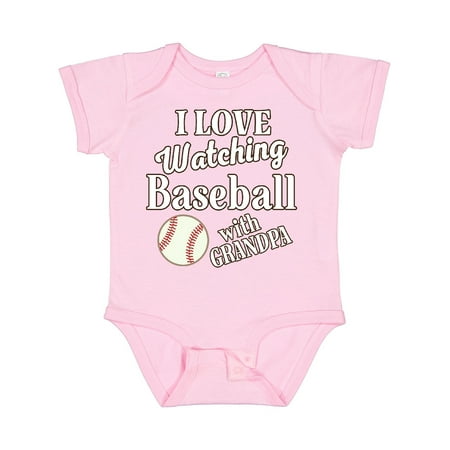

Inktastic Grandpa Baseball Grandchild Gift Baby Boy or Baby Girl Bodysuit