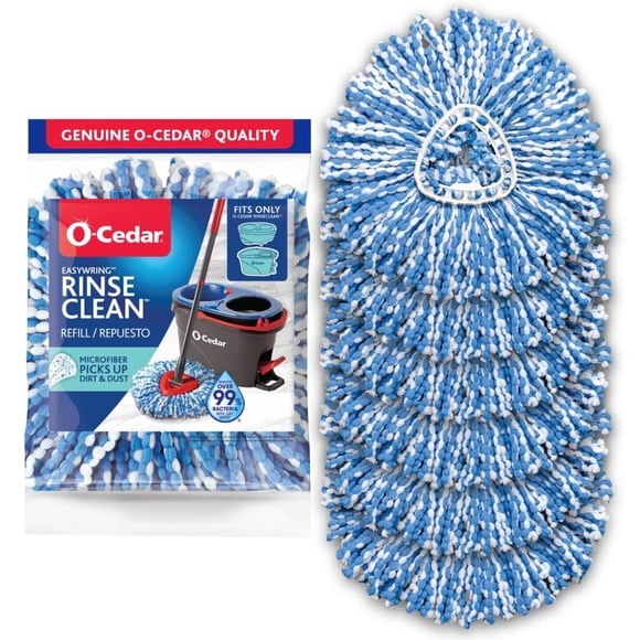 Recambio de trapeador O-Cedar EasyWring RinseClean, paquete de 6