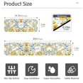 thumbnail image 3 of Yayeee Faucet Mat for Kitchen Sink 14.7" Diatomite Long Splash Guard Pad, Yellow Floral, 3 of 7