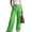 11# Green, variant on Linen Wide Leg Pants for Women Straight Leg High Waisted Full Length Trousers Lightweight Breathable Casual Pants with Flap Patch Pockets Pink M
