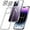Crystal Clear, variant on Skylmw TIAN LI Case for iPhone 14 Pro Max, 5 in 1 Clear Case Tempered Glass Protector, 6.7 Inch