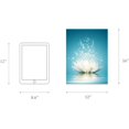 thumbnail image 6 of Canvas Prints Wall Art Lotus Flower Pictures Bathroom Decor Zen Painting Spa Photo Artwork Framed for Spiritual Meditation Yoga Room Ready to Hang 12 x 16inch, 6 of 6