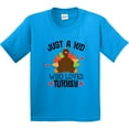 thumbnail image 3 of Inktastic Thanksgiving Funny Kids Turkey Youth T-Shirt, 3 of 5