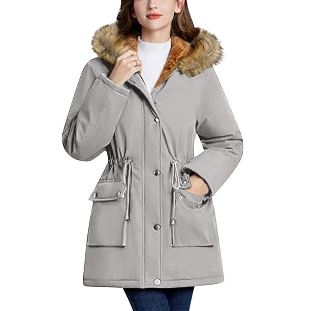 Puntoco Chaqueta Impermeable De Color Sólido Para Mujer, Para Exteriores, Con Capucha, Resistente Al Viento, Holgada, Con Bolsillo