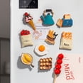 thumbnail image 4 of Pegatinas 3D creativas para refrigerador, juego de alimentos decorativos, imán gourmet tridimensional, pegatinas magnéticas de alimentos de simulación, 4 of 6