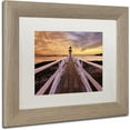 thumbnail image 2 of Trademark Fine Art "Runway to the Sky" Canvas Art by Michael Blanchette Photography White Matte, Birch Frame, 2 of 4