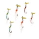 thumbnail image 5 of 6 uds moscas de pesca con mosca realistas plumas Beadhead accesorio Realstic salmón oruga realista con anzuelo aparejo señuelo cebo de pesca con 2 DYNWAVEMX Cebos de pesca en hielo, 5 of 8