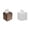 A 1PCS & D 1PCS, variant on Hand Hammered Tissue Box Cover Square, White Tissue Holder for Bathroom, Square Metal Dresser Accessories for Home, Decorative Tissue Box Holder, Classic Tissue Cover