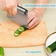 thumbnail image 3 of Pro Dough Pastry Scraper/Cutter/Chopper Acero inoxidable pulido espejo con escala de medición Multiusos - Pastel, Cortador de pizza - Separador de pan de repostería Cuchillo de escala Jormftte WRQX-92, 3 of 7