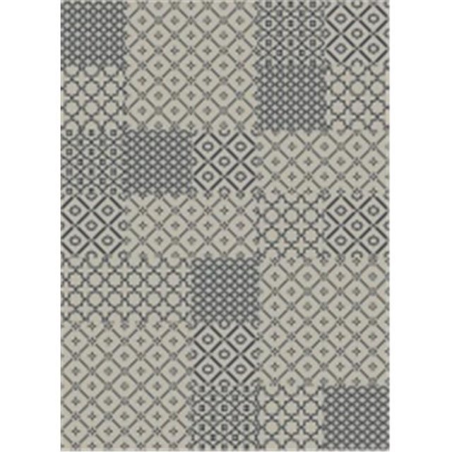 Dynamic Rugs PZ2476475501 Piazza Rugs, Beige & Blue - 2 x 3.7 in.