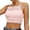 a-165Pink38, variant on Womens High Neck Thin Spaghetti Strap Allover Floral Scalloped Lace Built In Pads Slim Fit Casual Bralette Camisole For Ladies Daily Shopping Underlayer Daily Wear XL