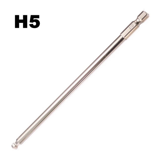 1X 150Mm Ball End Screwdriver Bit Alloy Steel Metric Hex Long Magnetic Hand Tool H5