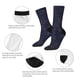 thumbnail image 4 of Balery Copper-Gold Gloss Outline Navy Dark Blue Calcetas Largas con Estampado para Hombre y Mujer – Suaves y Transpirables, Talla Única (US 5-11), 4 of 6
