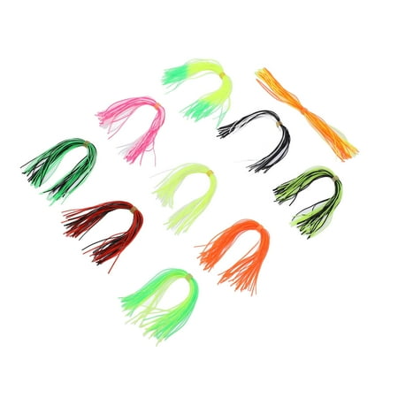 Fugacal Fishing Skirt Fishing Jig Lures Skirt Fishing Jig Lures Skirts Silicone Fishing Skirts For DIY Bait Accessories