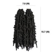 Darling Butterfly Locs Crochet Hair 2X Pack, 12 inch, #1B, Adult, Female