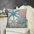 thumbnail image 2 of YINGXI  Take Me to The Beach Summer Throw Pillow Covers,Blue Ocean Starfish Summer Cushion Case for Sofa Couch 22x22in, 2 of 5
