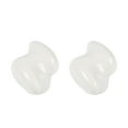 thumbnail image 1 of relayinert 2pcs Ceramics Cute Clouds Cartoon Drawer Handles Easy Installation And Easy Installation Color Lightning white, 1 of 6