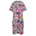 thumbnail image 4 of Vestido de bolsillo suelto con multitud de flores, vestidos para mujer, vestidos largos con velo, vestido elegante, 4 of 6