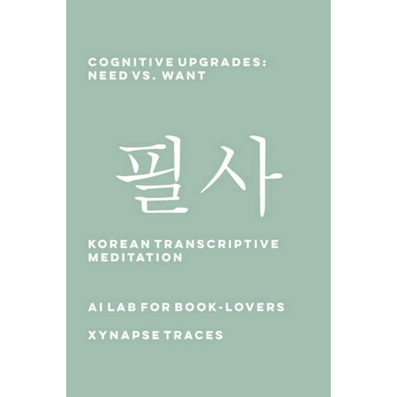 Transcriptive Meditation Cognitive Upgrades: Need vs. Want, Book 13, (Paperback)