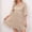 Rose Gold, variant on Sparkle Dress Short Sleeve Solid Color Trendy Womens Dresses 2026 Summer Loose Fit Breathable Vacation Dresses for Women Beach Supplies for Professional and Smart Casual