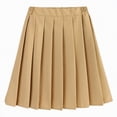 thumbnail image 4 of NIEWTR Girls Pleated Tennis Skirts for Girls Athletic Toddler High Waist Activewear Kids Golf Skirts with Pockets(A01-Khaki,2-3 Years), 4 of 4