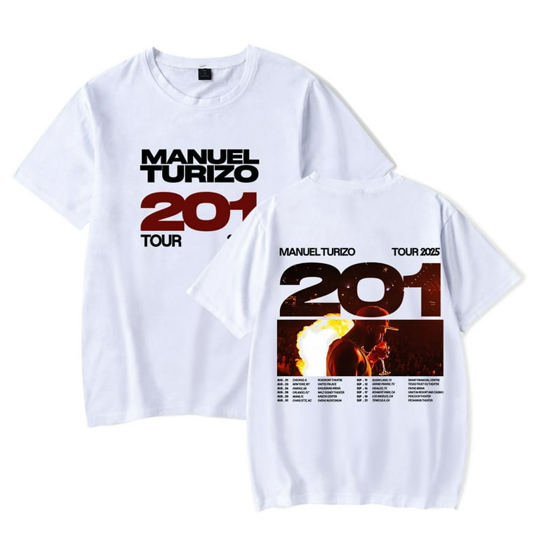 Manuel Turizo 201 World Tour Merch T-Shirt Women Men Casual