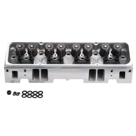 Edelbrock Pol Cyl Head SBC Perf RPM E-Tec 170 for Hyd Roller Cam Complete Fits select: 1975-1982,1984-1986 CHEVROLET CORVETTE