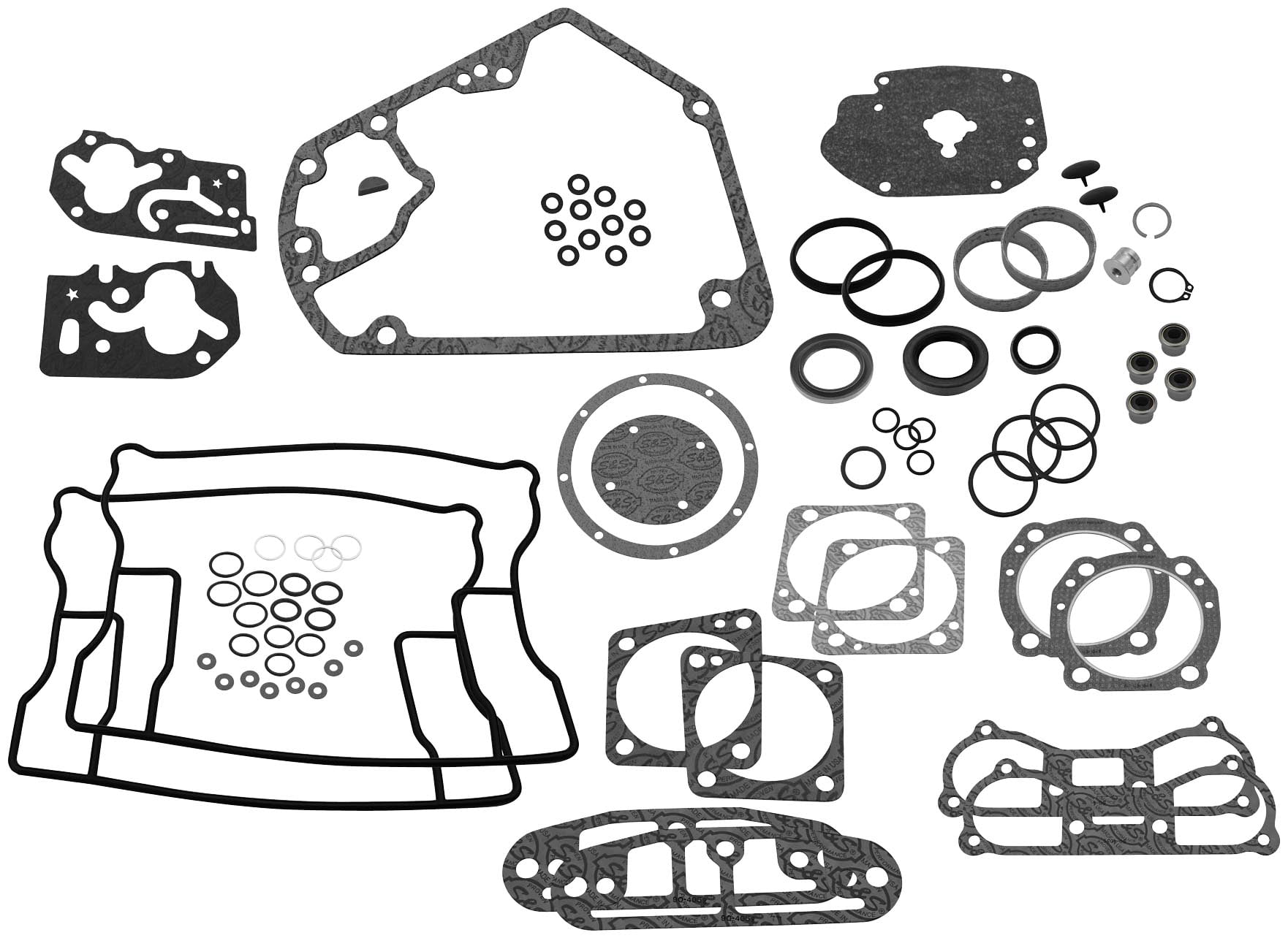 90-4111 S&S Cycle 4-1/8in Die Cast Rocker Covers Gasket Kit Bore for sale online 
