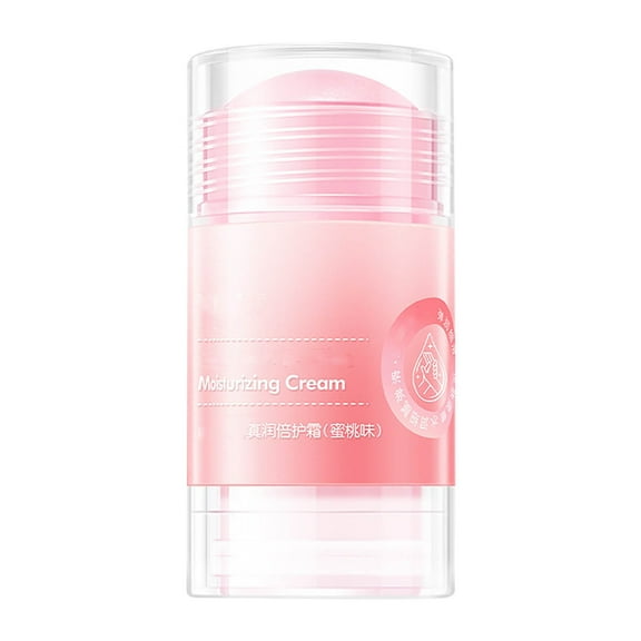 SDJMa Orange Peach Moisturizing Protection Stick, Hydrating Hand & Foot Cream, Non-Greasy, Cracked Heel Repair, Winter Care, 35g (Pink)