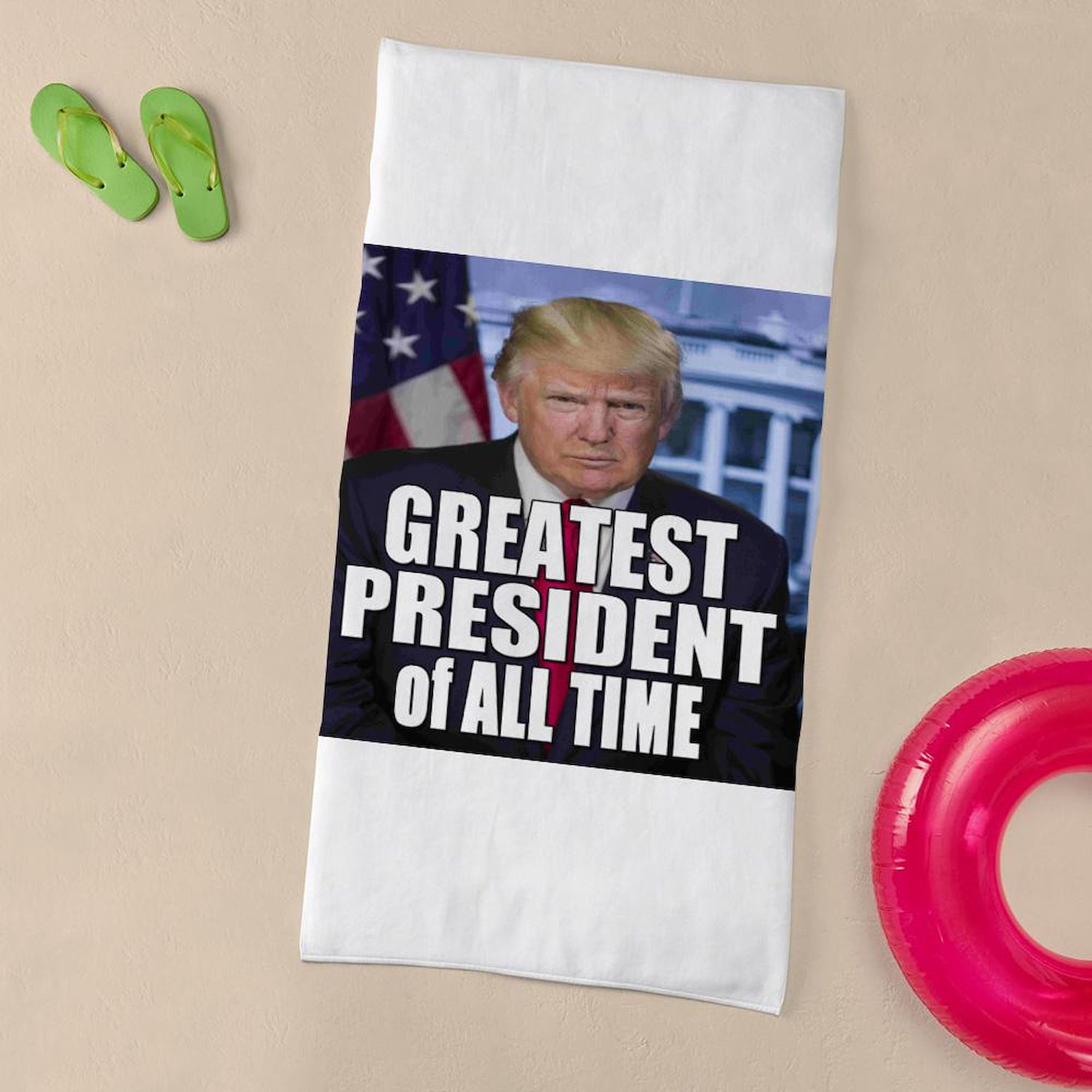 CafePress - Greatest President Of All Time - Large Beach Towel, Soft 30"x60" Towel with Unique Design