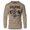 Khaki, variant on GYMISH "Hulking Up" Lightweight Long Sleeve Hooded T-Shirt for Men – Funny Gym Hoodie, Workout Shirt for Bodybuilders & Fitness Fans