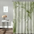 thumbnail image 2 of Spring Sage Green Marble Shower Curtain, Wild Marble Texture Shower Curtain Set with Hooks, Spring Summer Waterproof Fabric Shower Curtains for Bathroom Decor, 72x84 Inch Bath Curtain, 2 of 6