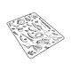 thumbnail image 2 of Alfombrilla de secado de platos reutilizable, alfombrilla de fregadero para encimera, utensilios de cocina, escurridor de fregadero de cocina para , Blanco 30x40cm Soledad Escurreplatos, 2 of 10