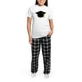 thumbnail image 5 of CafePress - Black Graduation Cap Women's Light Pajamas - Women's Short Sleeve Print T-Shirt and Pants Light Cotton Pajama Set, 5 of 7