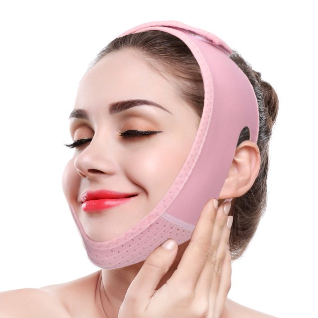 Mascarilla adelgazante Facial Ticfox vendajes adelgazantes para pérdida de peso