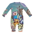 thumbnail image 5 of Adventure Time Jake The Dog Baby Long Sleeve Footless, Infant Playsuit Romper Jumpsuits for Boys Girls, 5 of 8