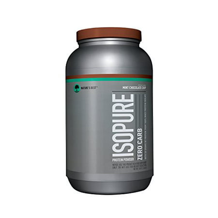 Isopure Zero Carb Protein Powder, Chocolate Mint, 50g Protein, 3 (Best Protein Powder For Young Men)