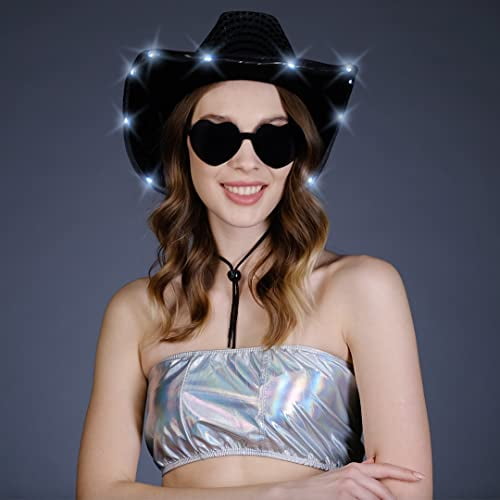 Light up cowgirl hat deals
