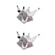 thumbnail image 2 of Billuyoard Hamaca para ratas, material premium, diseño especial, cama colgante, colores surtidos, regalo dulce, suministros para mascotas, Love Amo el rosa 20x20 2piezas, 2 of 6