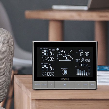 Explore Scientific CrystalVision Weather Station, Gray