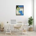 thumbnail image 2 of Stupell Industries Abstract Woman Laying over Geometric Shape Collage Abstract Painting Black Framed Art Print Wall Art, 24 x 30, 2 of 7