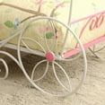 thumbnail image 6 of Furniture of America Omar Panel Metal Pink and White Twin Kids Carriage Bed, 6 of 6