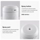 thumbnail image 3 of Bewildely Humidificador de aire 300ml Dormitorio Interior Difusor de con luz nocturna Hotel Fogger Humidificación Mist Maker Home White Humidificadores Rosado Bewildely HA064164-03, 3 of 6