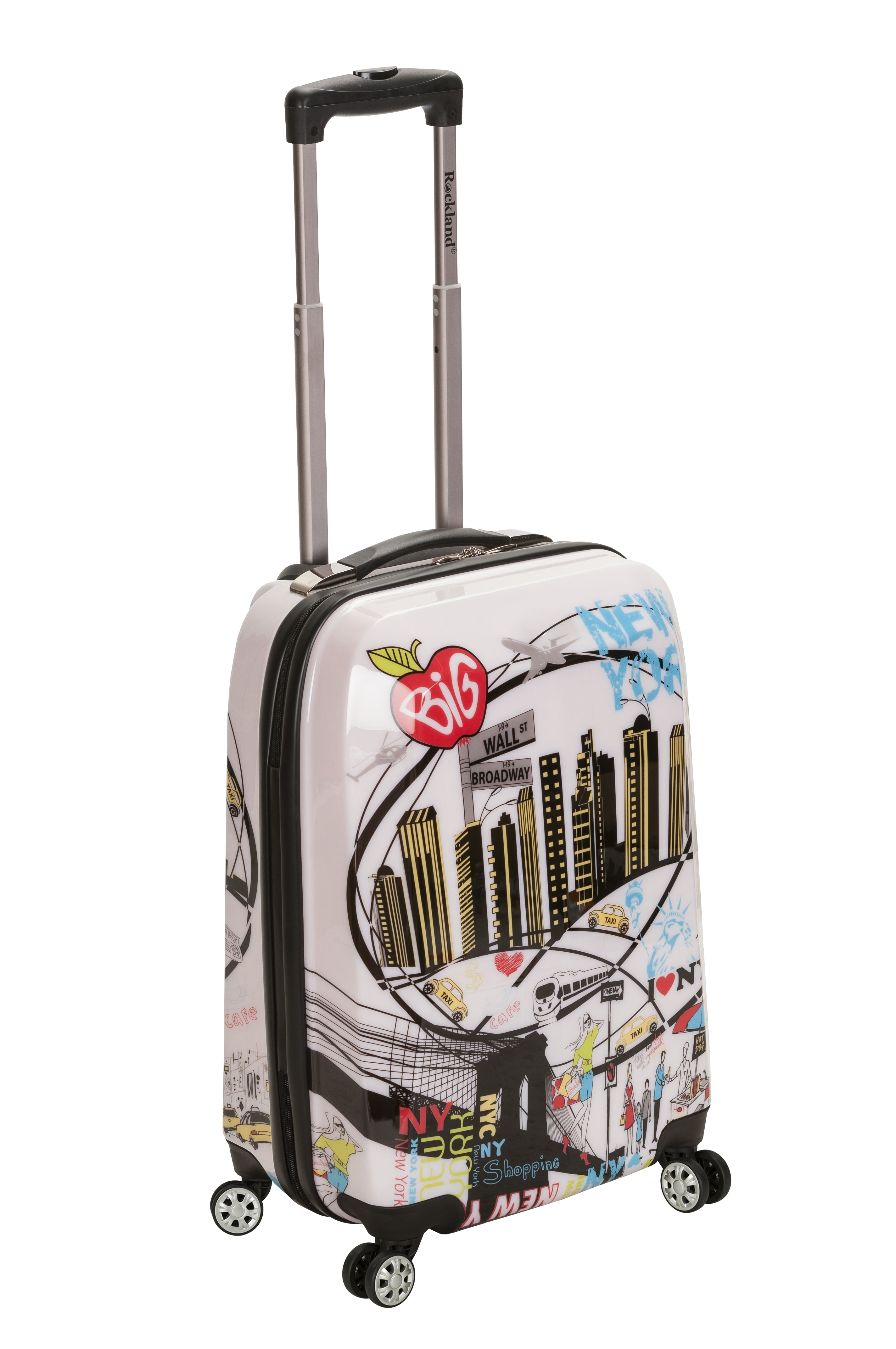 Rockland Luggage 20&quot; Polycarbonate Carry-On - www.bagssaleusa.com
